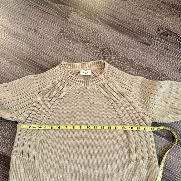 Wrap London Tan Cotton Sweater - Picture 7 of 9